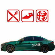 ALFA ROMEO eat sleep 2 - naklejka - rozmiary kolory Samoprzylepna, odporna na temperaturę i warunki atmosferyczne - alfa_romeo_eat_sleep_2_1.png