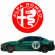 ALFA ROMEO logo pełne - naklejka - kolory Samoprzylepna, odporna na temperaturę i warunki atmosferyczne - alfa_romeo_logo_pelne_1.png