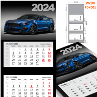 Kalendarz 2024 FORD trójdzielny trójdzielne 3-dzielny - fdk001_wiz.png