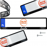 Ramka pod tablice rejestracyjne AUDI 1 szt. ramki do tablic - kd_glowna_audi_ramka.png