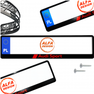 Ramka pod tablice rejestracyjne AUDI SPORT 1 szt. ramki do tablic - kd_glowna_audi_sport_bez_logo.png
