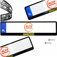 Ramka pod tablice rejestracyjne FAKE TAXI 1 szt. ramki do tablic - kd_glowna_fake_taxi.png