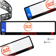 Ramka pod tablice rejestracyjne HONDA TYPE R 1 szt. ramki do tablic - kd_glowna_honda_r.png