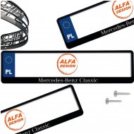 Ramka pod tablice rejestracyjne MERCEDES BENZ CLASSIC 1 szt. ramki do tablic - kd_glowna_mercedes_benz_classic.png