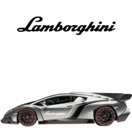 LAMBORGHINI - naklejka - rozmiary kolory - lamborghini_auto_1.png