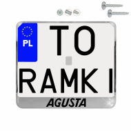 Ramka pod tablice rejestracyjne MV AGUSTA CHROM motocykl napis ramki do tablic moto - moto_ramka_agusta_chrom_0.png