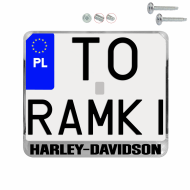 Ramka pod tablice rejestracyjne HARLEY DAVIDSON CHROM motocykl napis ramki do tablic moto - moto_ramka_harley_davidson_chrom_0.png