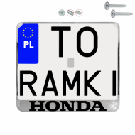 Ramka pod tablice rejestracyjne HONDA CHROM motocykl napis ramki do tablic moto - moto_ramka_honda_chrom_0.png