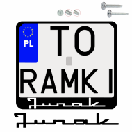 Ramka pod tablice rejestracyjne JUNAK motocykl napis ramki do tablic moto - moto_ramka_junak_0.png