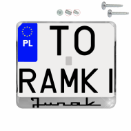 Ramka pod tablice rejestracyjne JUNAK CHROM motocykl napis ramki do tablic moto - moto_ramka_junak_chrom_0.png