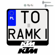 Ramka pod tablice rejestracyjne KTM motocykl napis ramki do tablic moto - moto_ramka_ktm_0.png