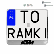 Ramka pod tablice rejestracyjne KTM CHROM motocykl napis ramki do tablic moto - moto_ramka_ktm_chrom_0.png