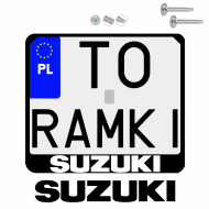 Ramka pod tablice rejestracyjne SUZUKI motocykl napis ramki do tablic moto - moto_ramka_suzuki_0.png