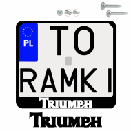 Ramka pod tablice rejestracyjne TRIUMPH motocykl napis ramki do tablic moto - moto_ramka_triumph_0.png