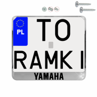 Ramka pod tablice rejestracyjne YAMAHA CHROM motocykl napis ramki do tablic moto - moto_ramka_yamaha_chrom_0.png