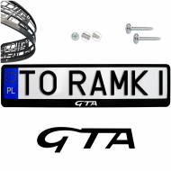 Ramka pod tablice rejestracyjne ALFA ROMEO GTA 1 szt. z naklejka ramki do tablic - ramka_alfa_romeo_gta_0.png