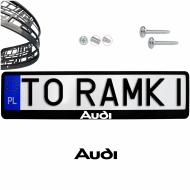 Ramka pod tablice rejestracyjne AUDI 1 szt. z naklejka ramki do tablic - ramka_audi_0.png