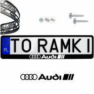 Ramki ramka tablic AUDI logo 1 szt. napis pod tablice rejestracyjne - ramka_audi_logo_0.png