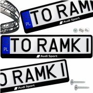 Ramki ramka tablic AUDI SPORT 1 szt. napis pod tablice rejestracyjne - ramka_czarna_audi_sport_2.png