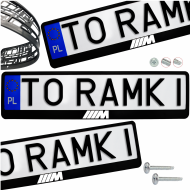 Ramki ramka tablic BMW M POWER 1 szt. napis pod tablice rejestracyjne - ramka_czarna_bmw_m_power_2.png