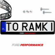 Ramka pod tablice rejestracyjne FORD PERFORMANCE kolor 1 szt. z naklejka ramki do tablic - ramka_ford_performance_kolor_0.png