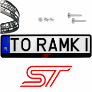 Ramki ramka tablic FORD ST kolor 1 szt. napis pod tablice rejestracyjne - ramka_ford_st_kolor_0.png