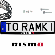 Ramki ramka tablic NISSAN NISMO kolor 1 szt. napis pod tablice rejestracyjne - ramka_nissan_nismo_kolor_0.png