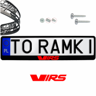 Ramki ramka tablic SKODA VRS kolor 1 szt. napis pod tablice rejestracyjne - ramka_skoda_vrs_0.png