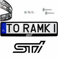 Ramka pod tablice rejestracyjne SUBARU STI 1 szt. z naklejka ramki do tablic - ramka_subaru_sti_0.png