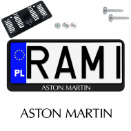 Ramka pod tablice rejestracyjne ASTON MARTIN 1 szt. napis USA JDM ramki do tablic  - ramka_usa_jdm_aston_martin_0.png