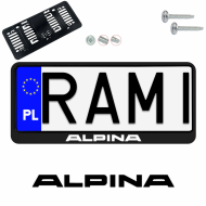 Ramka pod tablice rejestracyjne BMW ALPINA 1 szt. napis USA JDM ramki do tablic  - ramka_usa_jdm_bmw_alpina_0.png