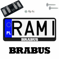 Ramka pod tablice rejestracyjne BRABUS 1 szt. napis USA JDM ramki do tablic  - ramka_usa_jdm_brabus_0.png