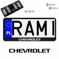 Ramka pod tablice rejestracyjne CHEVROLET 1 szt. napis USA JDM ramki do tablic  - ramka_usa_jdm_chevrolet_0.png