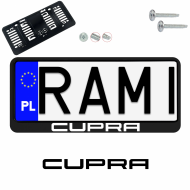 Ramka pod tablice rejestracyjne CUPRA 1 szt. z naklejka USA JDM ramki do tablic  - ramka_usa_jdm_cupra_0.png