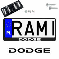 Ramka pod tablice rejestracyjne DODGE 1 szt. napis USA JDM ramki do tablic  - ramka_usa_jdm_dodge_0.png