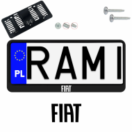 Ramka pod tablice rejestracyjne FIAT 1 szt. napis USA JDM ramki do tablic  - ramka_usa_jdm_fiat_0.png