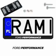 Ramka pod tablice rejestracyjne FORD PERFORMANCE 1 szt. napis USA JDM ramki do tablic  - ramka_usa_jdm_ford_performance_0.png