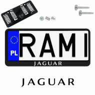 Ramka pod tablice rejestracyjne JAGUAR 1 szt. napis USA JDM ramki do tablic  - ramka_usa_jdm_jaguar_0.png