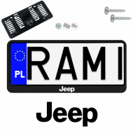 Ramka pod tablice rejestracyjne JEEP 1 szt. napis USA JDM ramki do tablic  - ramka_usa_jdm_jeep_0.png