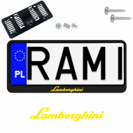 Ramka pod tablice rejestracyjne LAMBORGHINI KOLOR 1 szt. napis USA JDM ramki do tablic  - ramka_usa_jdm_lamborghini_kolor_0.png