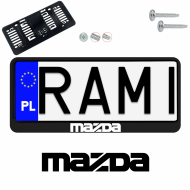 Ramka pod tablice rejestracyjne MAZDA 1 szt. napis USA JDM ramki do tablic  - ramka_usa_jdm_mazda_0.png