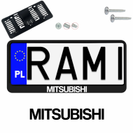 Ramka pod tablice rejestracyjne MITSUBISHI 1 szt. napis USA JDM ramki do tablic  - ramka_usa_jdm_mitsubishi_0.png