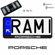 Ramka pod tablice rejestracyjne PORSCHE 1 szt. napis USA JDM ramki do tablic  - ramka_usa_jdm_porsche_0.png