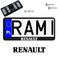 Ramka pod tablice rejestracyjne RENAULT 1 szt. napis USA JDM ramki do tablic  - ramka_usa_jdm_renault_0.png