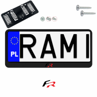 Ramka pod tablice rejestracyjne SEAT FR KOLOR 1 szt. napis USA JDM ramki do tablic  - ramka_usa_jdm_seat_fr_kolor_0.png