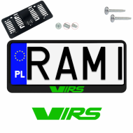 Ramka pod tablice rejestracyjne SKODA VRS KOLOR 1 szt. napis USA JDM ramki do tablic  - ramka_usa_jdm_skoda_vrs_kolor2_0.png