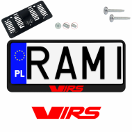 Ramka pod tablice rejestracyjne SKODA VRS KOLOR 1 szt. napis USA JDM ramki do tablic  - ramka_usa_jdm_skoda_vrs_kolor_0.png