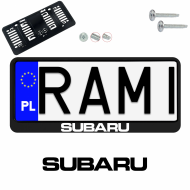 Ramka pod tablice rejestracyjne SUBARU 1 szt. napis USA JDM ramki do tablic  - ramka_usa_jdm_subaru_0.png