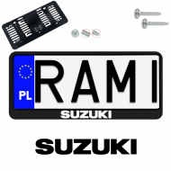 Ramka pod tablice rejestracyjne SUZUKI 1 szt. napis USA JDM ramki do tablic  - ramka_usa_jdm_suzuki_0.png