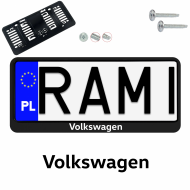 Ramka pod tablice rejestracyjne VOLKSWAGEN 1 szt. napis USA JDM ramki do tablic  - ramka_usa_jdm_volkswagen_0.png